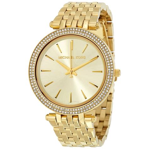 michael kors diamond watch black and gold|Michael Kors matte black watch.